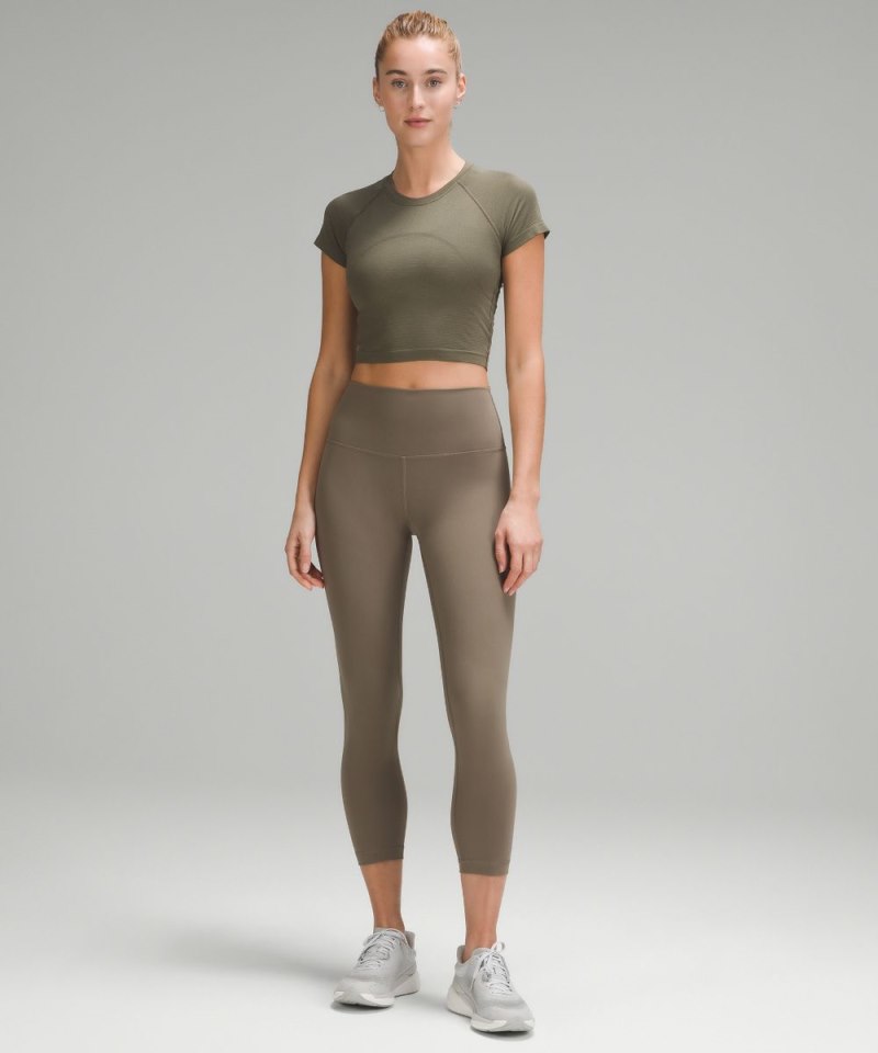 Lululemon Wunder Train High-Rise Crop 23" Nomad Online Outlet Sale