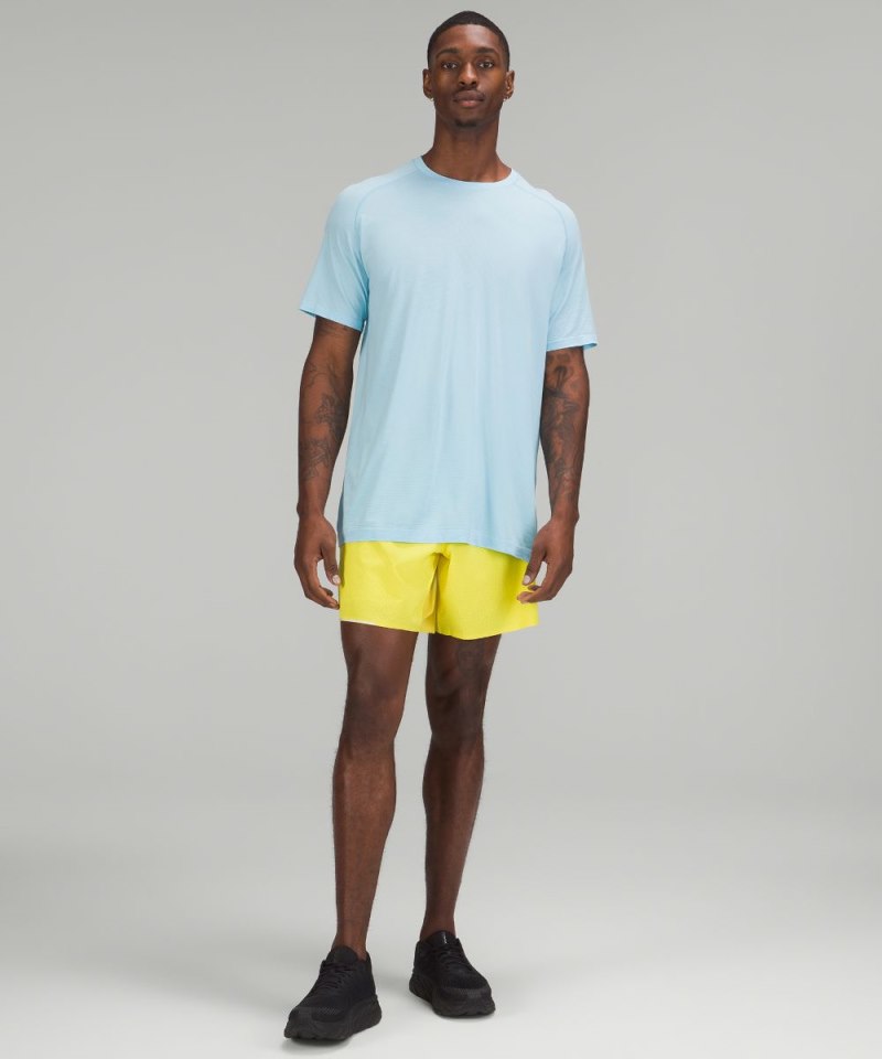 Lululemon Lightweight Trail Running Short 7" *Online Only Sonic Yellow / Raw Linen / Soleil Online Outlet Sale