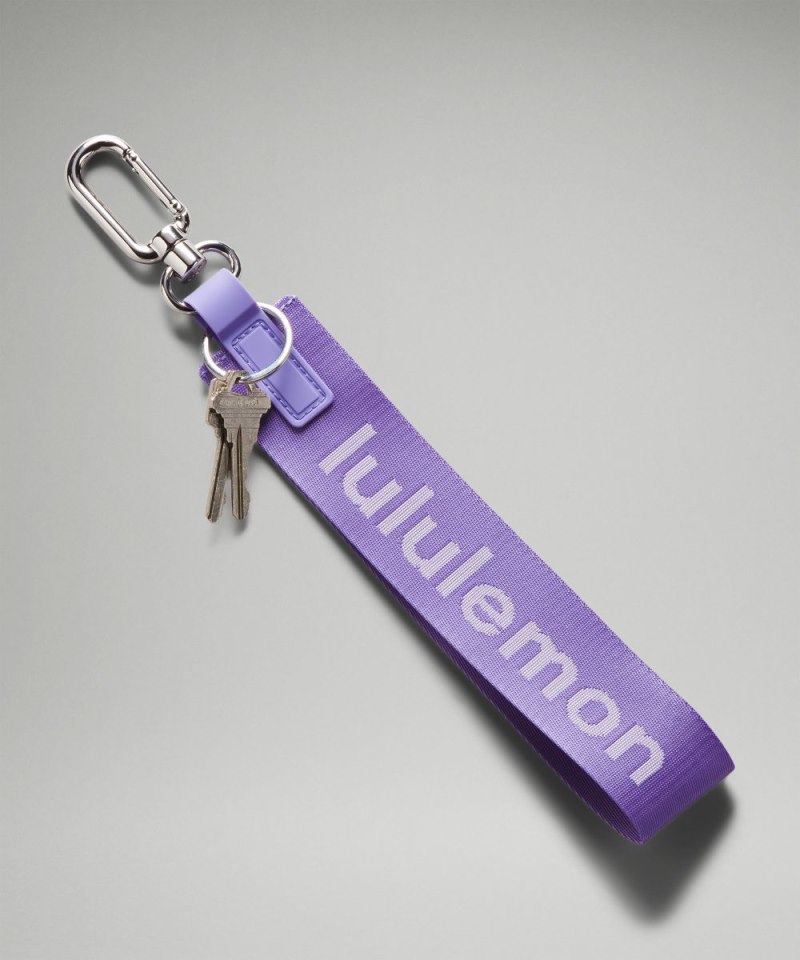 Lululemon Never Lost Keychain Dark Lavender / White Opal Online Outlet Sale