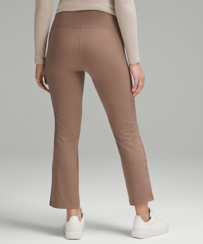 Lululemon Smooth Fit Pull-On High-Rise Cropped Pant Taupetastic Online Outlet Sale