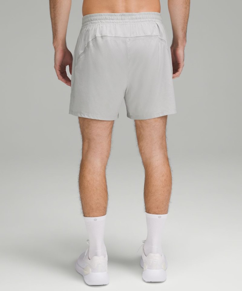 Lululemon Pace Breaker Lined Short 5" Seal Grey Online Outlet Sale