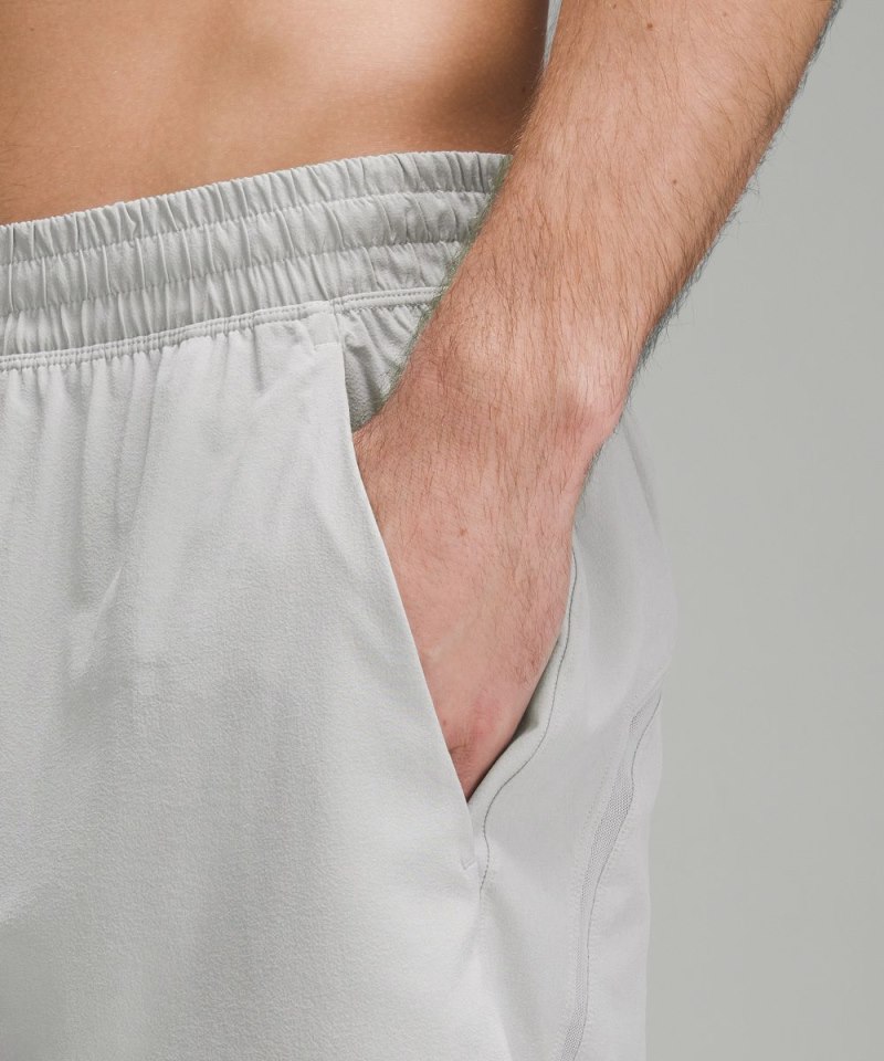 Lululemon Pace Breaker Lined Short 5" Seal Grey Online Outlet Sale