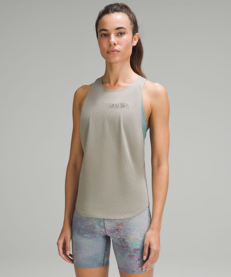 Lululemon lululemon lab Grid Mesh Training Tank Top *Graphic Raw Linen Online Outlet Sale