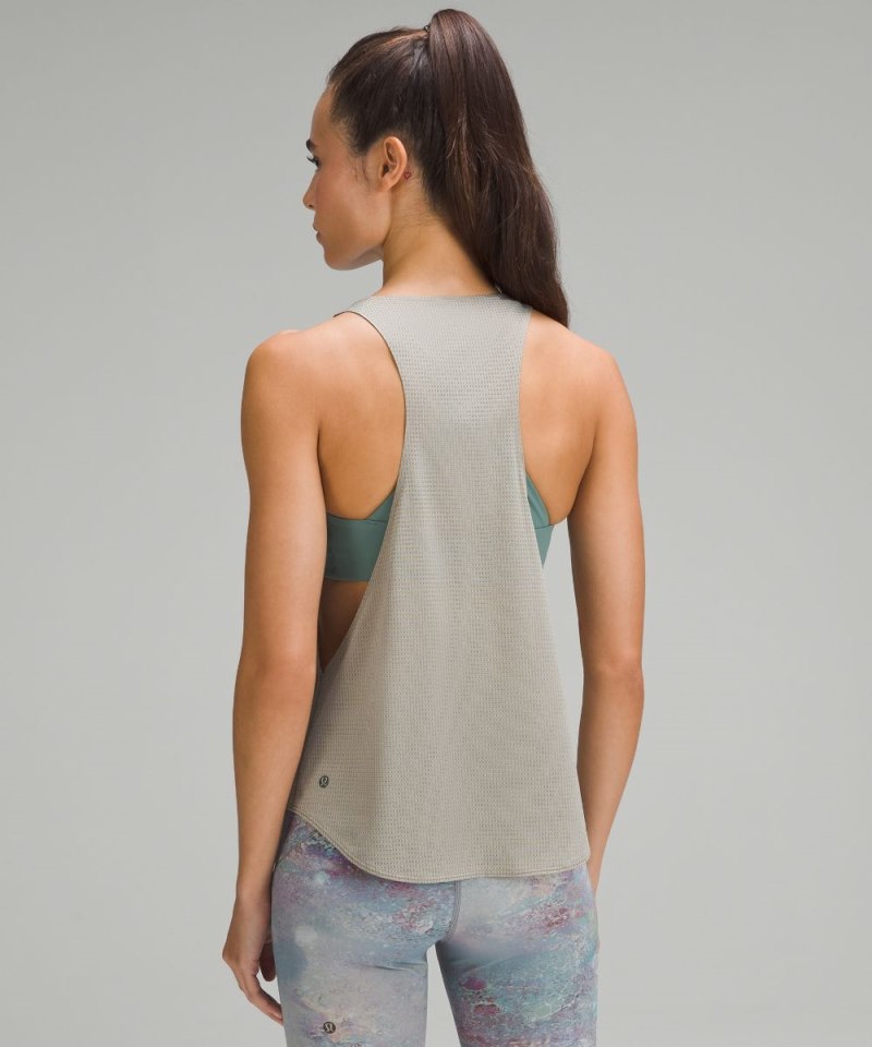 Lululemon lululemon lab Grid Mesh Training Tank Top *Graphic Raw Linen Online Outlet Sale