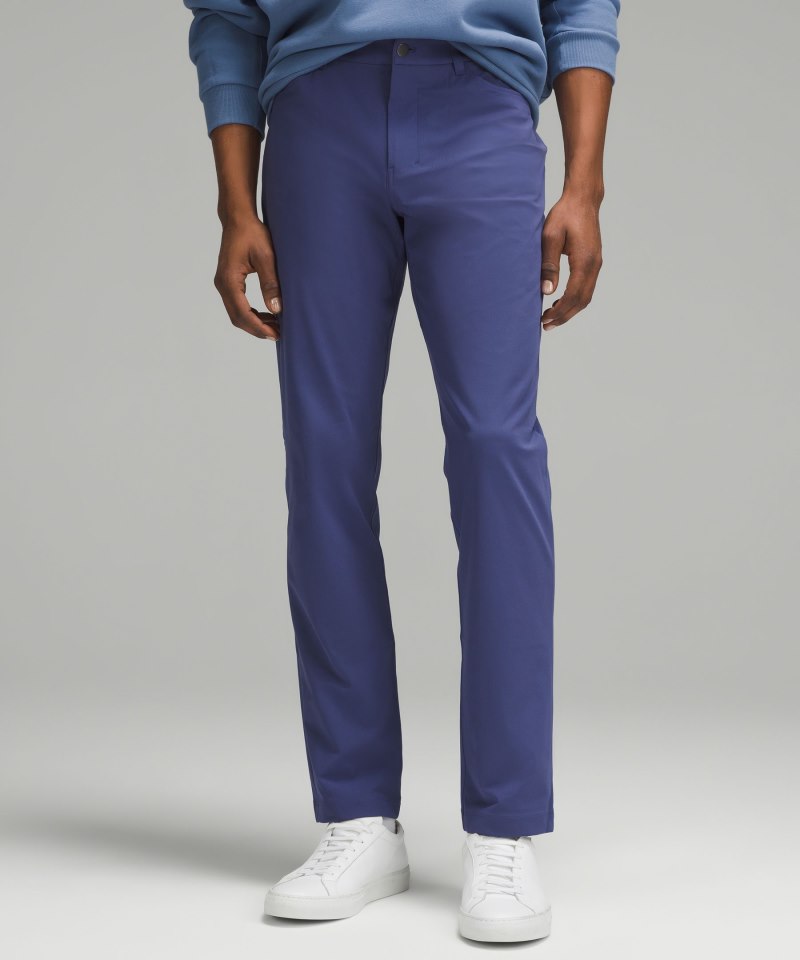 Lululemon ABC Classic-Fit 5 Pocket Pant 30" *Warpstreme Gatsby Blue Online Outlet Sale