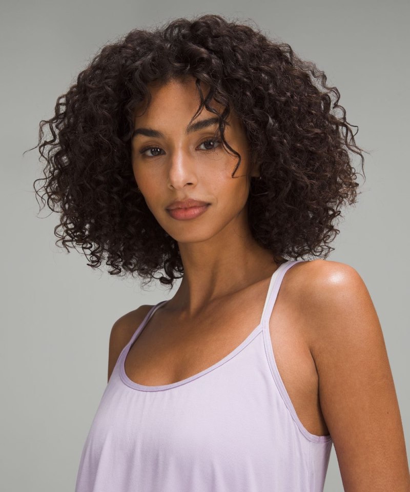 Lululemon Modal Silk-Blend Spaghetti Strap Tank Top Lilac Ether Online Outlet Sale