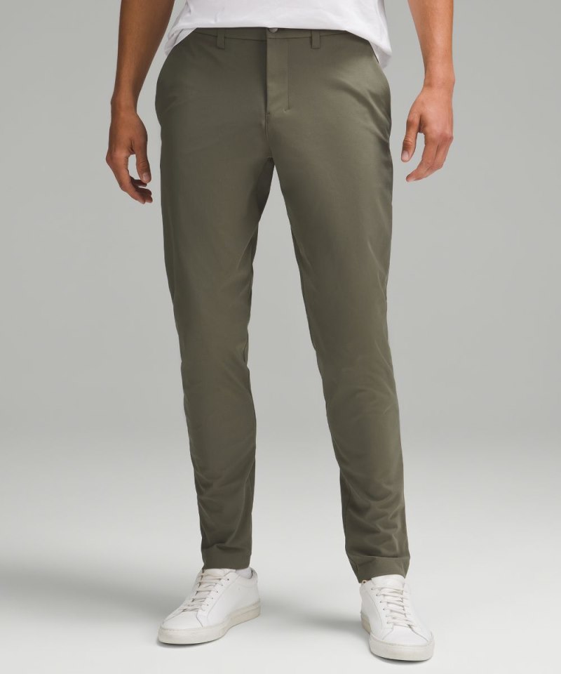 Lululemon ABC Slim-Fit Trouser 30"L *Warpstreme Army Green Online Outlet Sale