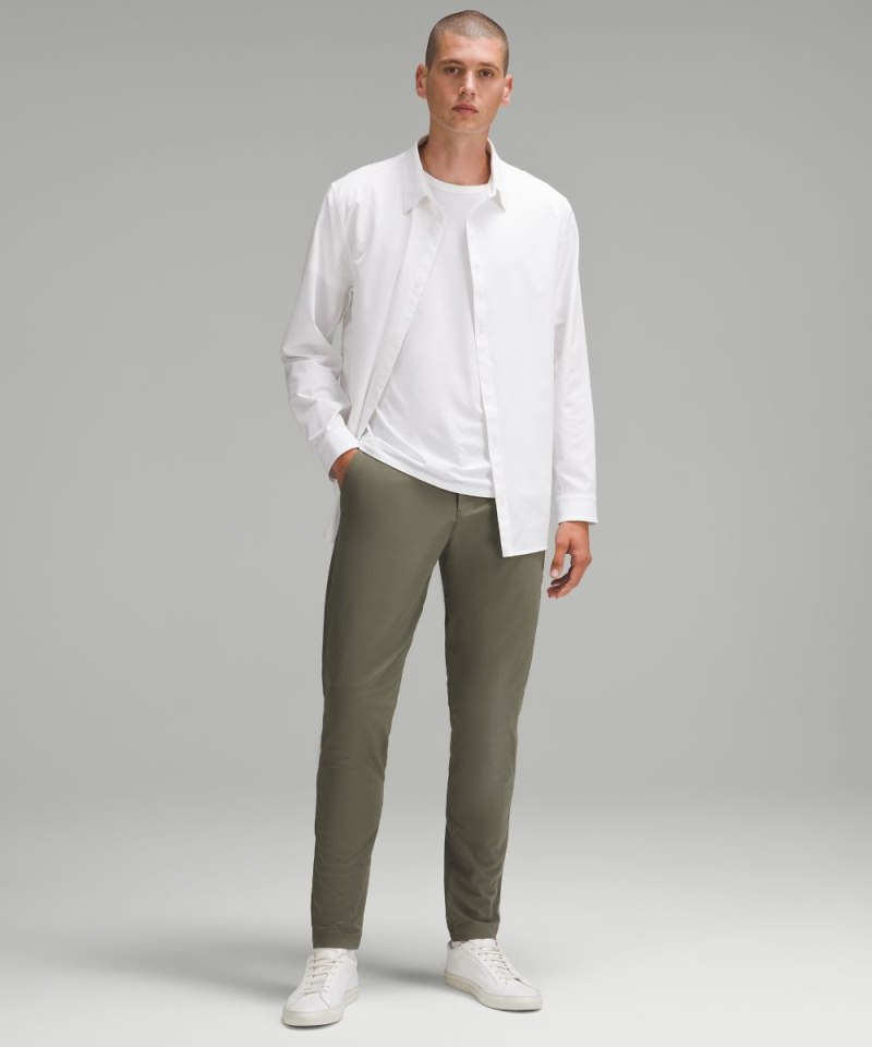 Lululemon ABC Slim-Fit Trouser 30"L *Warpstreme Army Green Online Outlet Sale