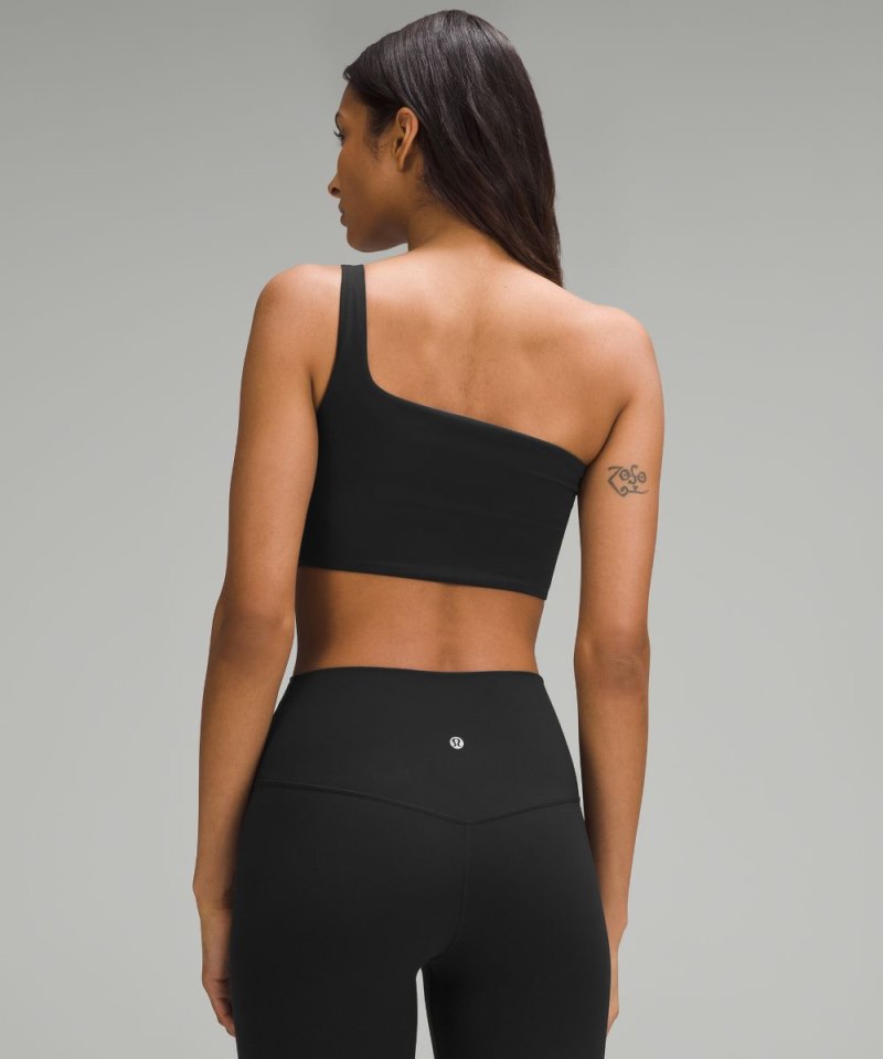 Lululemon Bend This One-Shoulder Bra *Light Support, A-C Cups Black Online Outlet Sale