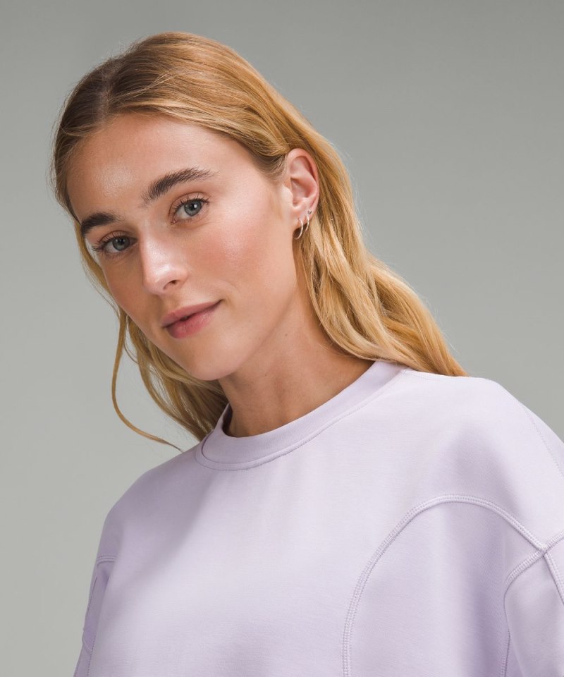 Lululemon Softstreme Gathered T-Shirt Lilac Ether Online Outlet Sale