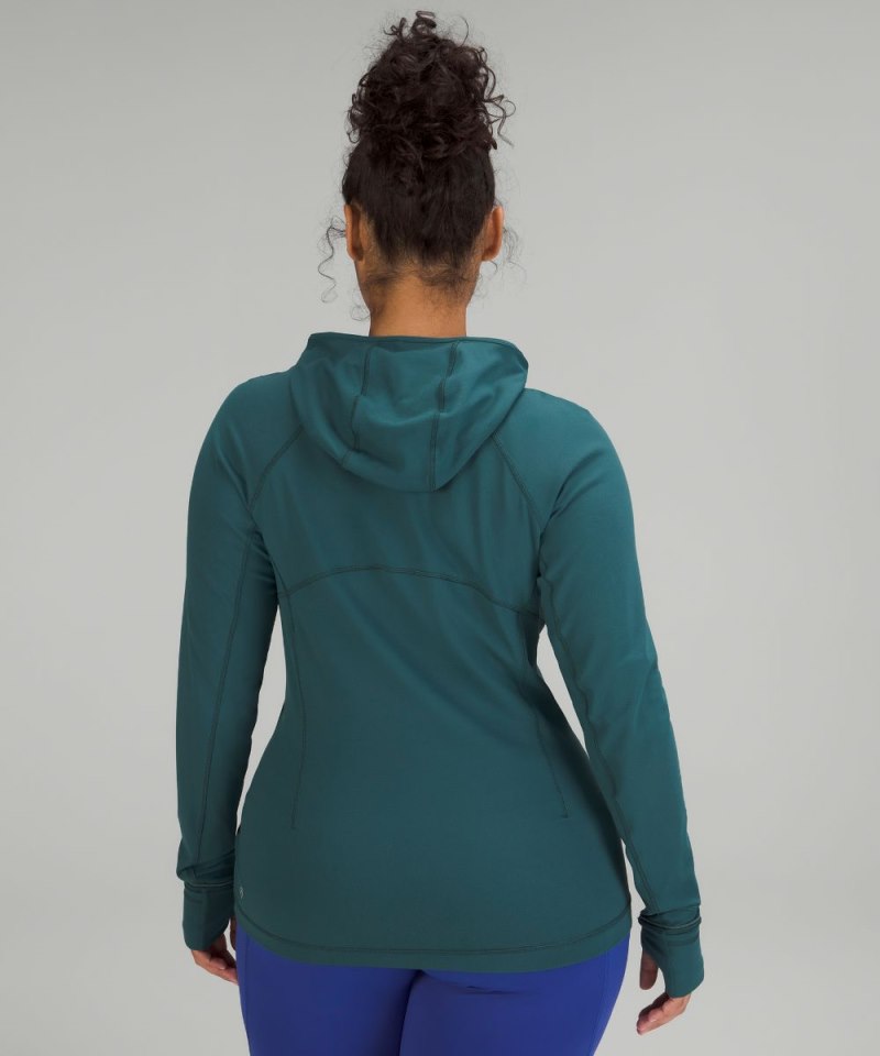 Lululemon It's Rulu Long-Sleeve Hoodie Green Jasper Online Outlet Sale