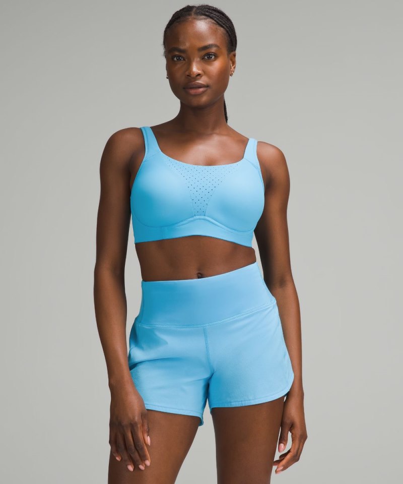 Lululemon Run Times Bra *High Support, B–G Cups Kayak Blue Light Online Outlet Sale