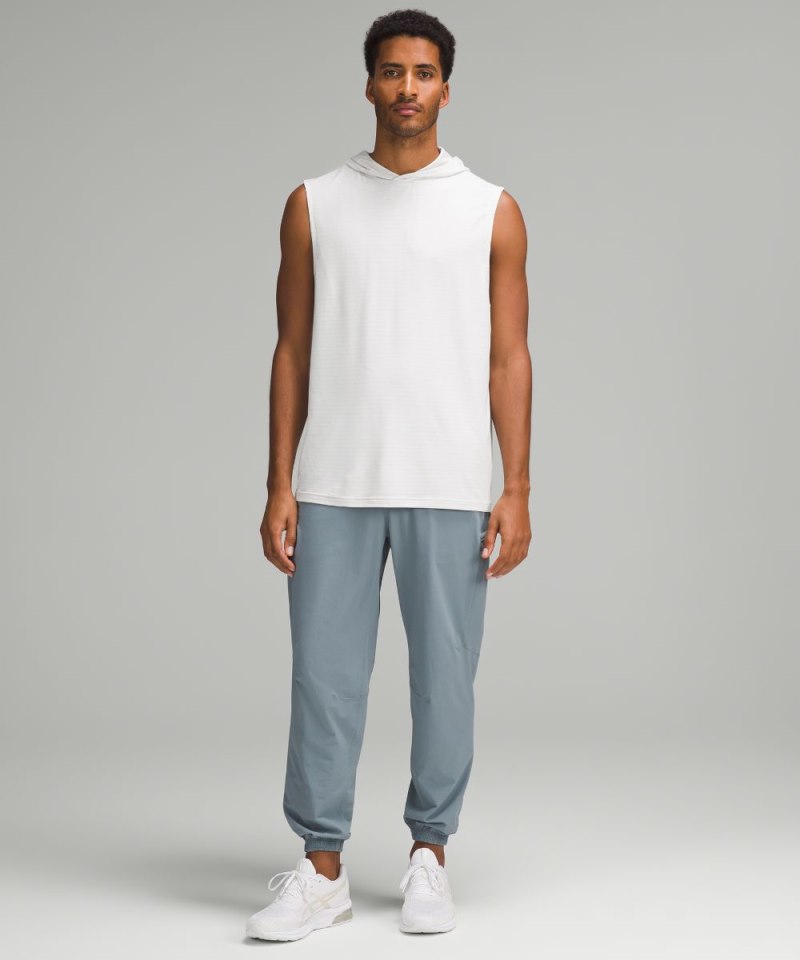 Lululemon License to Train Relaxed-Fit Sleeveless Hoodie Light Vapor Online Outlet Sale