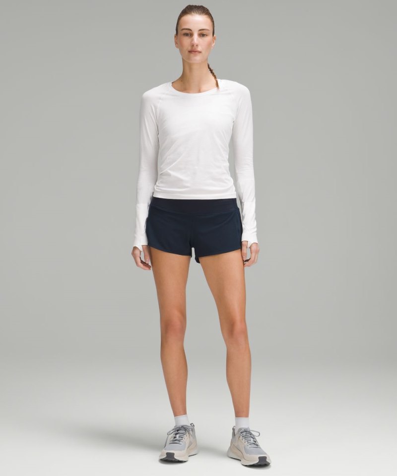 Lululemon Speed Up Low-Rise Lined Short 2.5" True Navy Online Outlet Sale