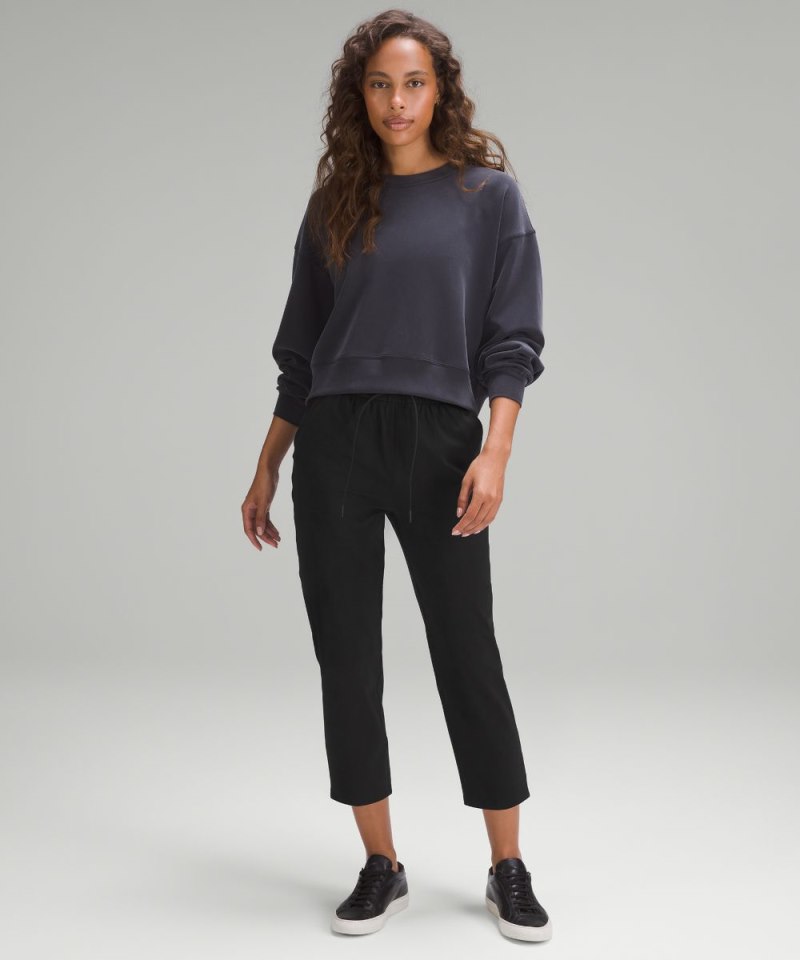 Lululemon Stretch High-Rise Cropped Pant 23" Black Online Outlet Sale