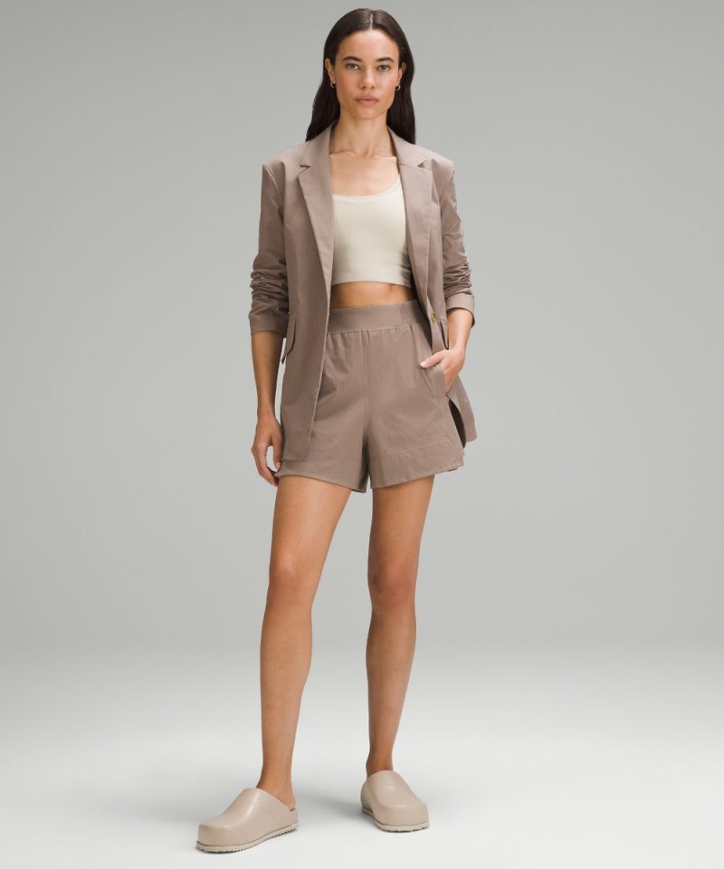 Lululemon Relaxed-Fit Twill Blazer Taupetastic Online Outlet Sale