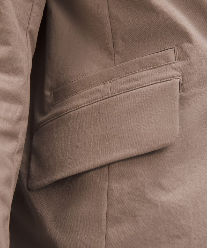 Lululemon Relaxed-Fit Twill Blazer Taupetastic Online Outlet Sale