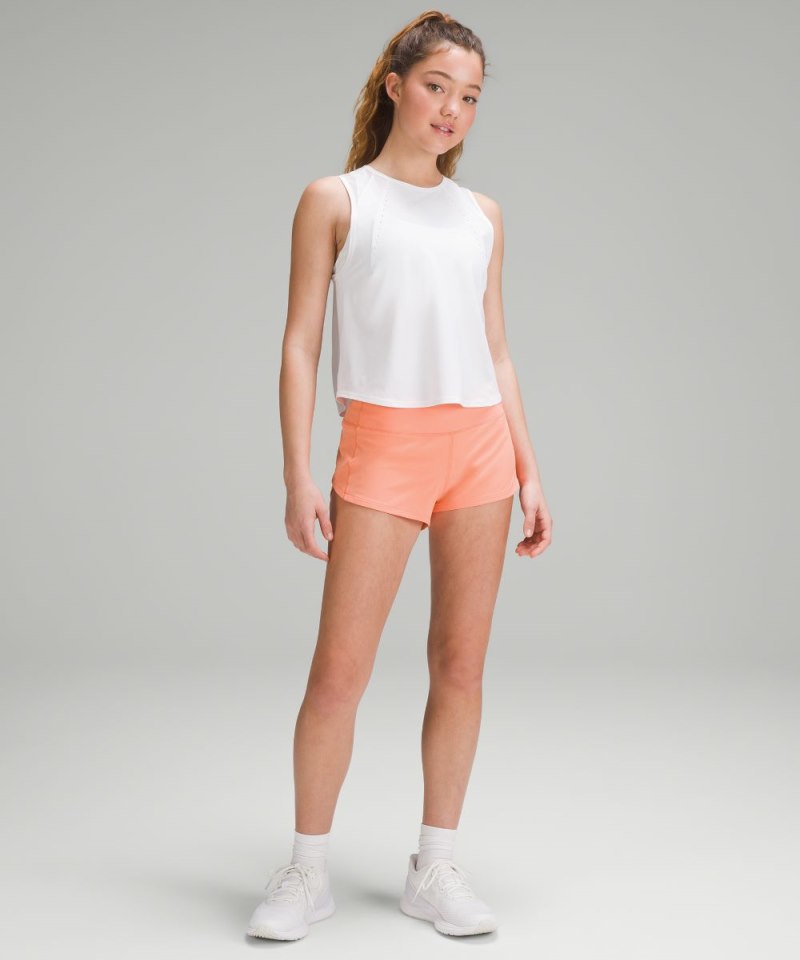 Lululemon Speed Up Low-Rise Lined Short 2.5" Sunny Coral Online Outlet Sale