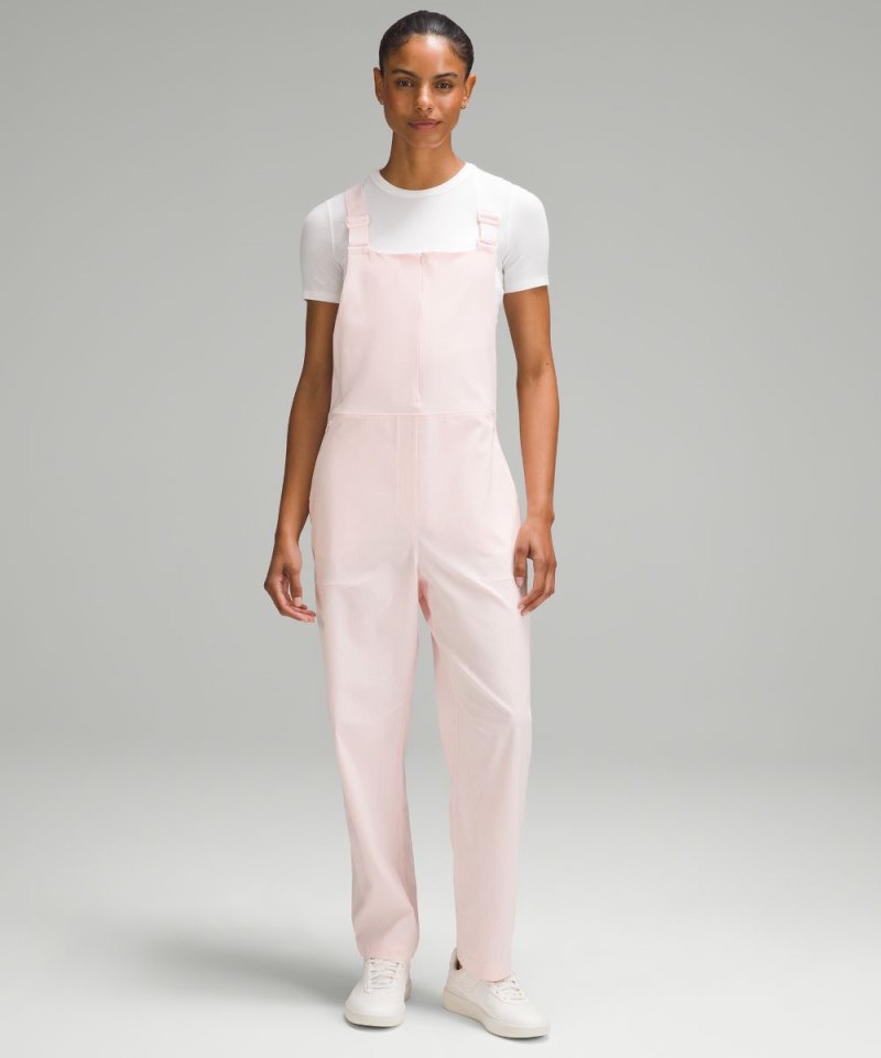 Lululemon WovenAir Overalls Strawberry Milkshake Online Outlet Sale