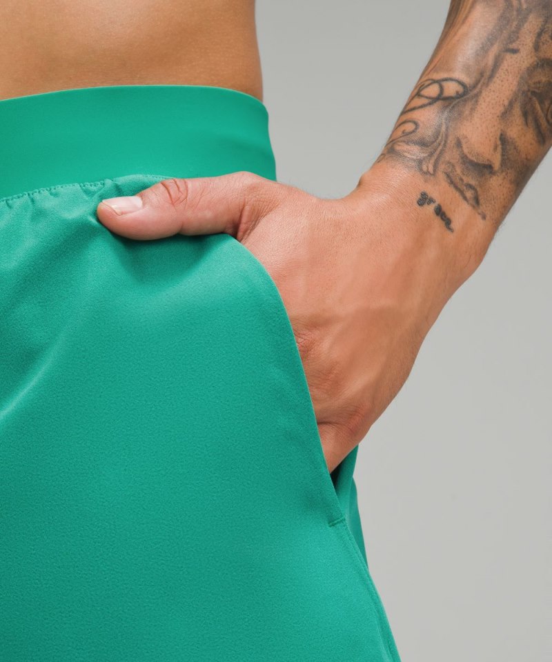 Lululemon Zeroed In Linerless Short 5" Cascadia Green Online Outlet Sale