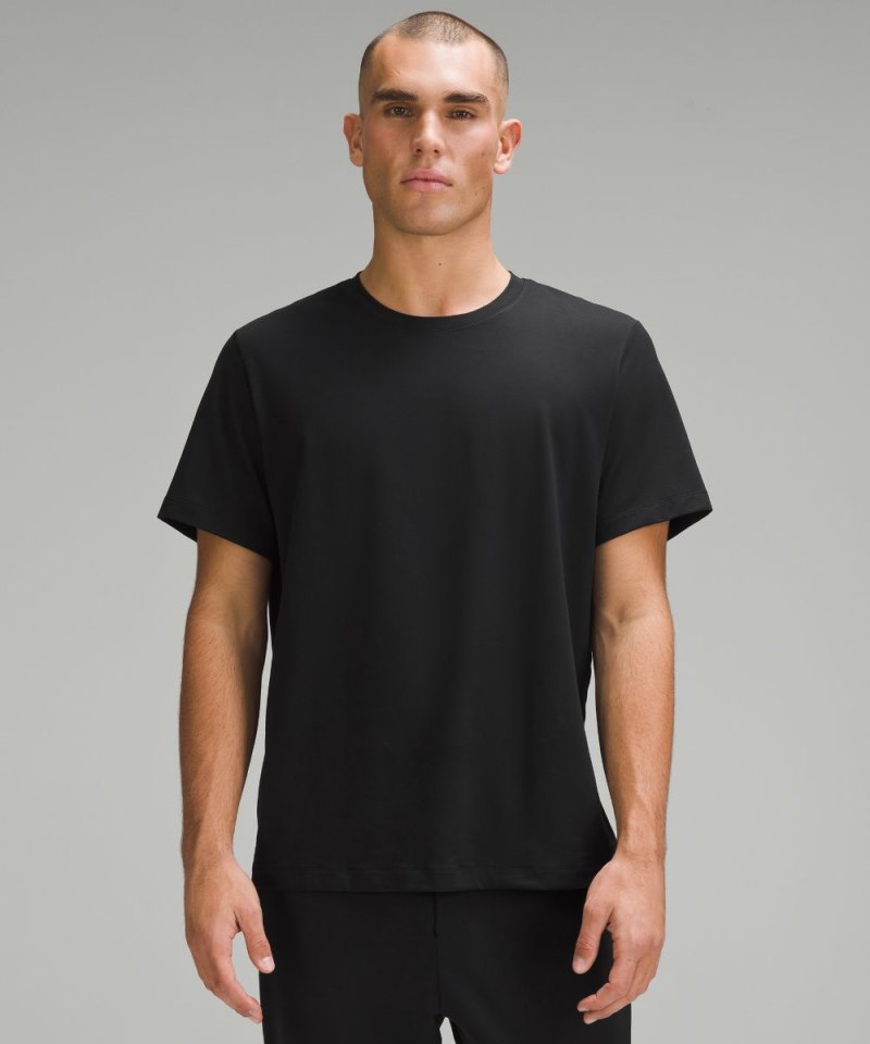 Lululemon Soft Jersey Short-Sleeve Shirt Black Online Outlet Sale