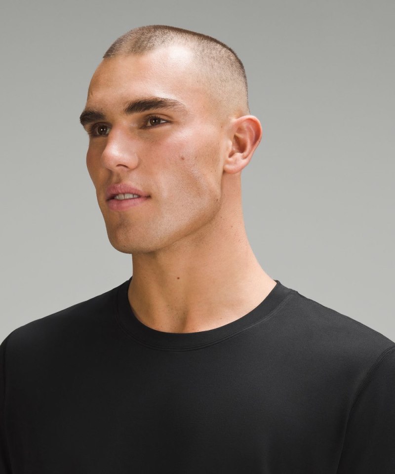 Lululemon Soft Jersey Short-Sleeve Shirt Black Online Outlet Sale