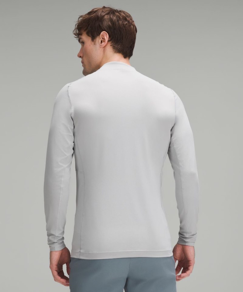 Lululemon Mockneck Golf Long-Sleeve Baselayer Silver Drop Online Outlet Sale