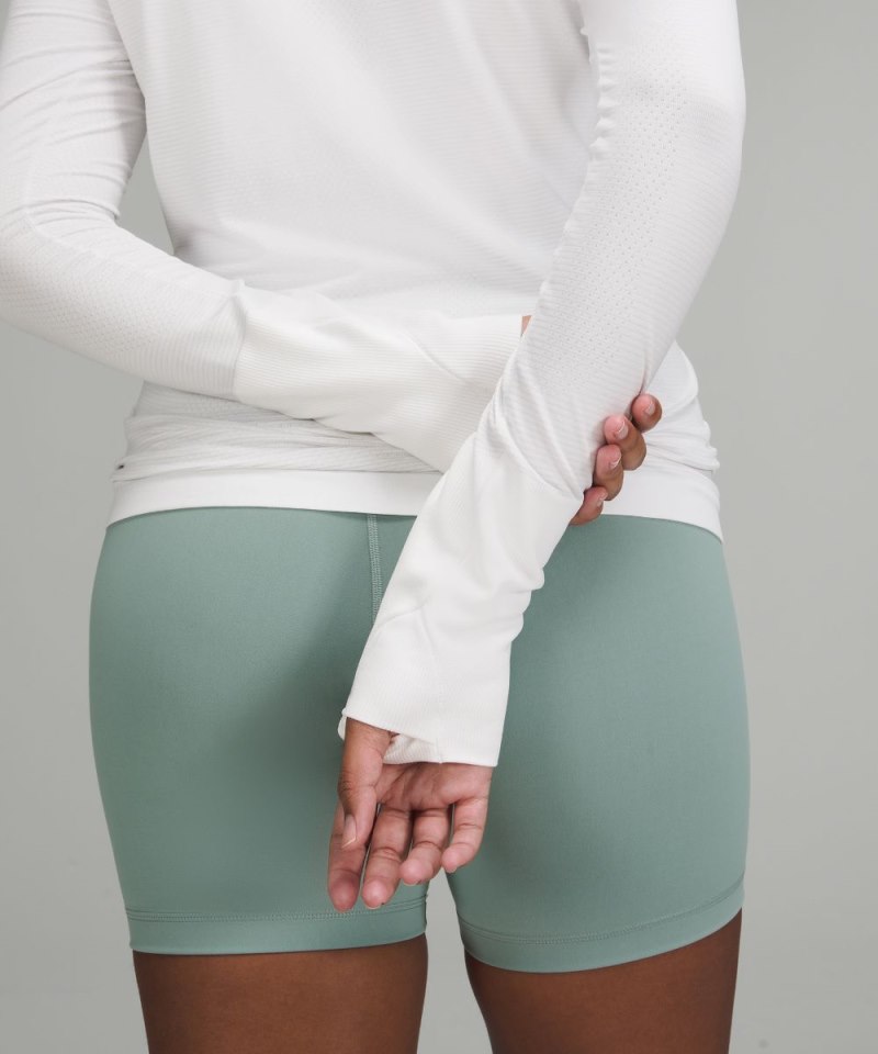 Lululemon Swiftly Tech Long-Sleeve Shirt 2.0 *Hip Length White / White Online Outlet Sale