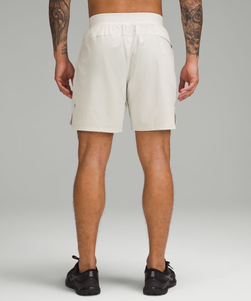 Lululemon License to Train Linerless Short 7" Bone Online Outlet Sale