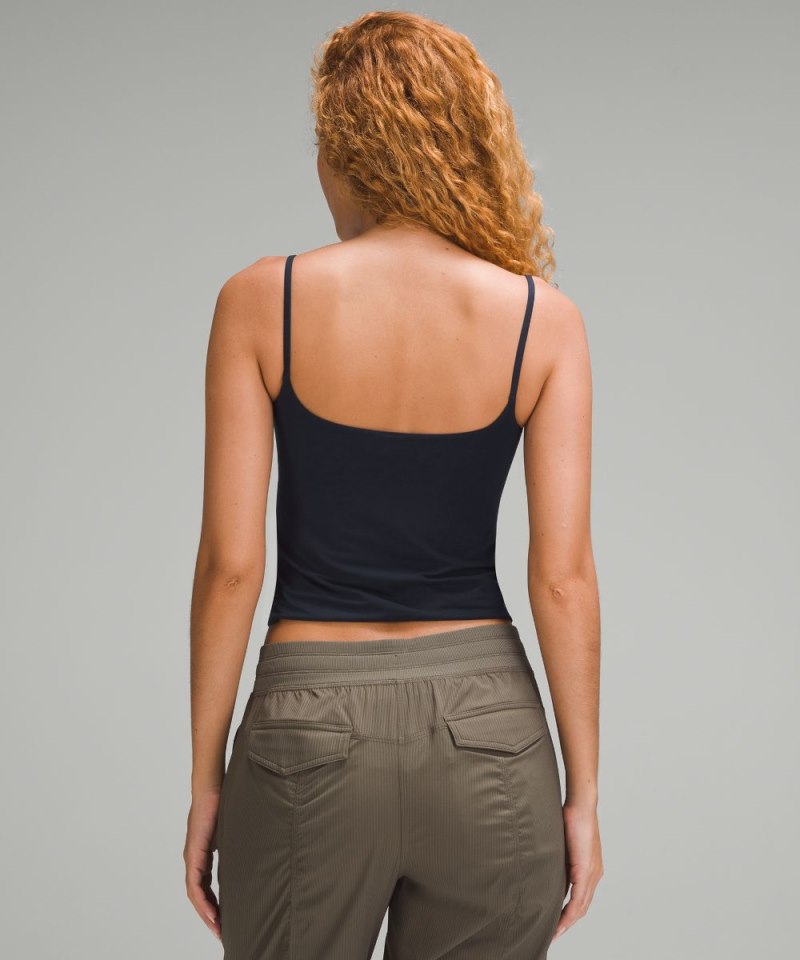 Lululemon Wundermost Ultra-Soft Nulu Spaghetti-Strap Cami Tank Top True Navy Online Outlet Sale