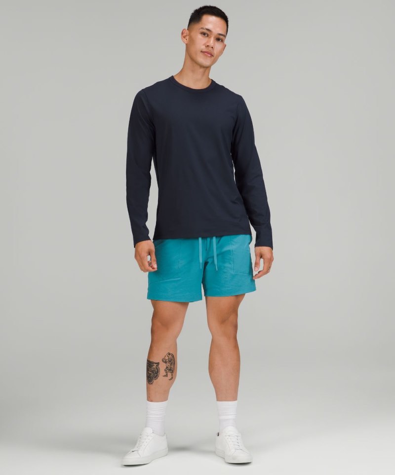 Lululemon lululemon Fundamental Long-Sleeve Shirt Nautical Navy Online Outlet Sale