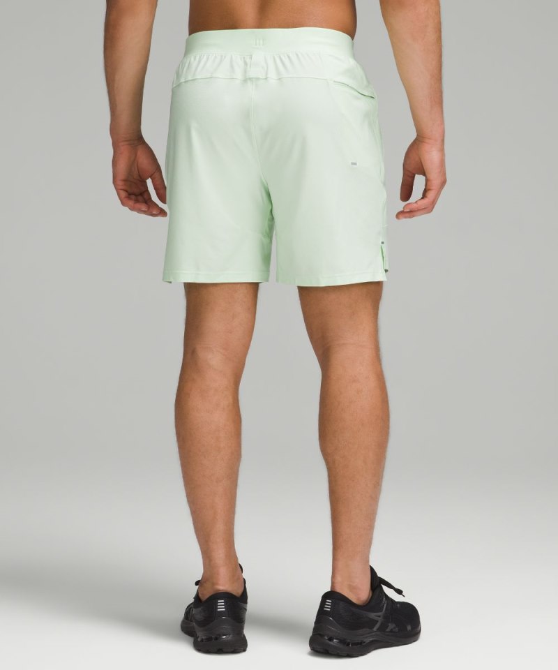 Lululemon License to Train Linerless Short 7" *Pique Kohlrabi Green Online Outlet Sale