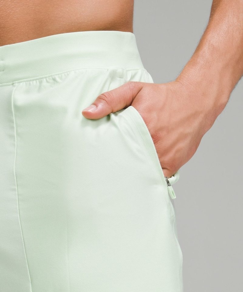 Lululemon License to Train Linerless Short 7" *Pique Kohlrabi Green Online Outlet Sale