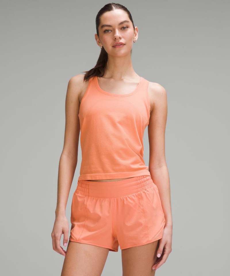 Lululemon Swiftly Tech Racerback Tank Top 2.0 *Race Length Coral Kiss / Coral Kiss Online Outlet Sale
