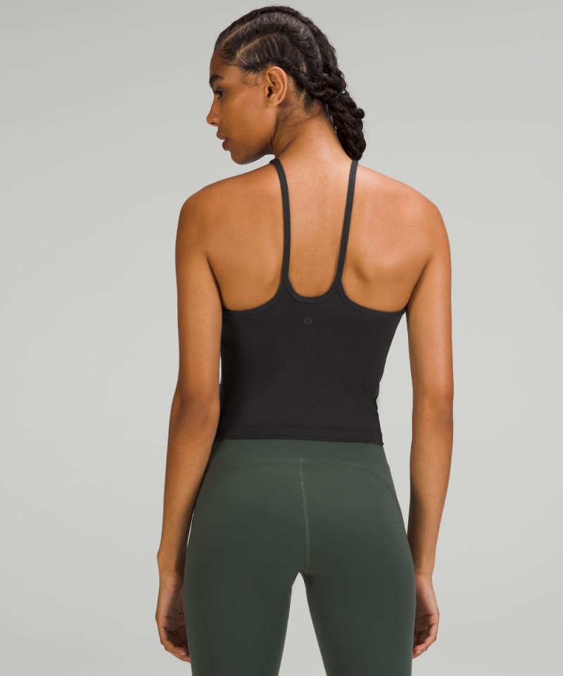 Lululemon Lightweight High-Neck Yoga Tank Top Black Online Outlet Sale