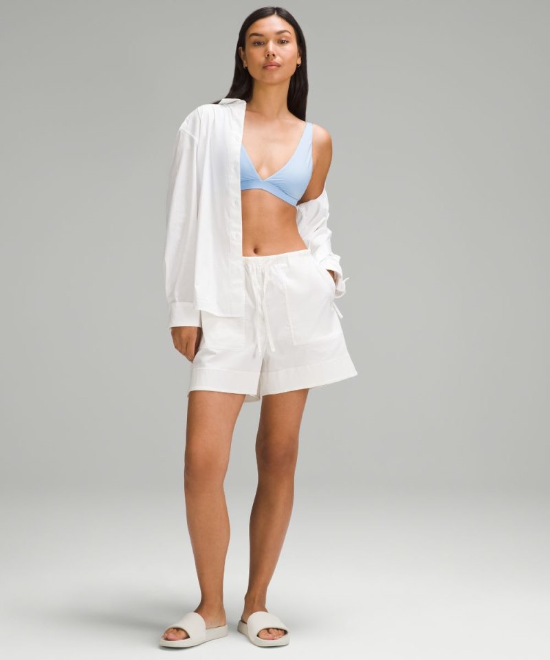 Lululemon Wundermost Ultra-Soft Nulu Triangle Bralette A–D Cups Sinatra Blue Online Outlet Sale