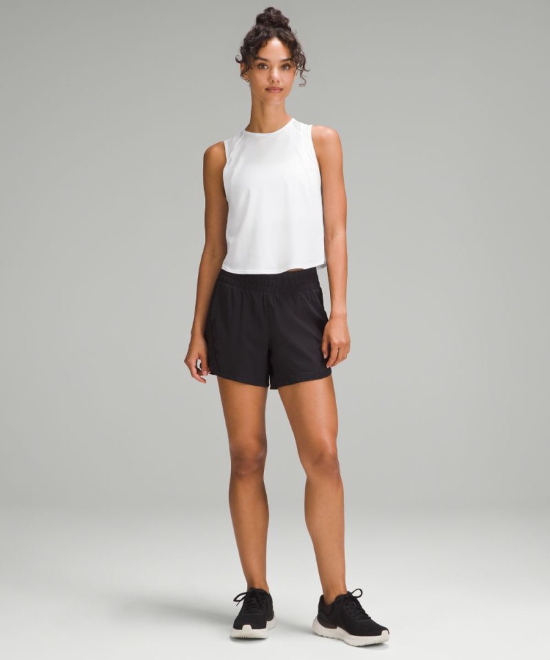 Lululemon Sculpt Cropped Tank Top White Online Outlet Sale