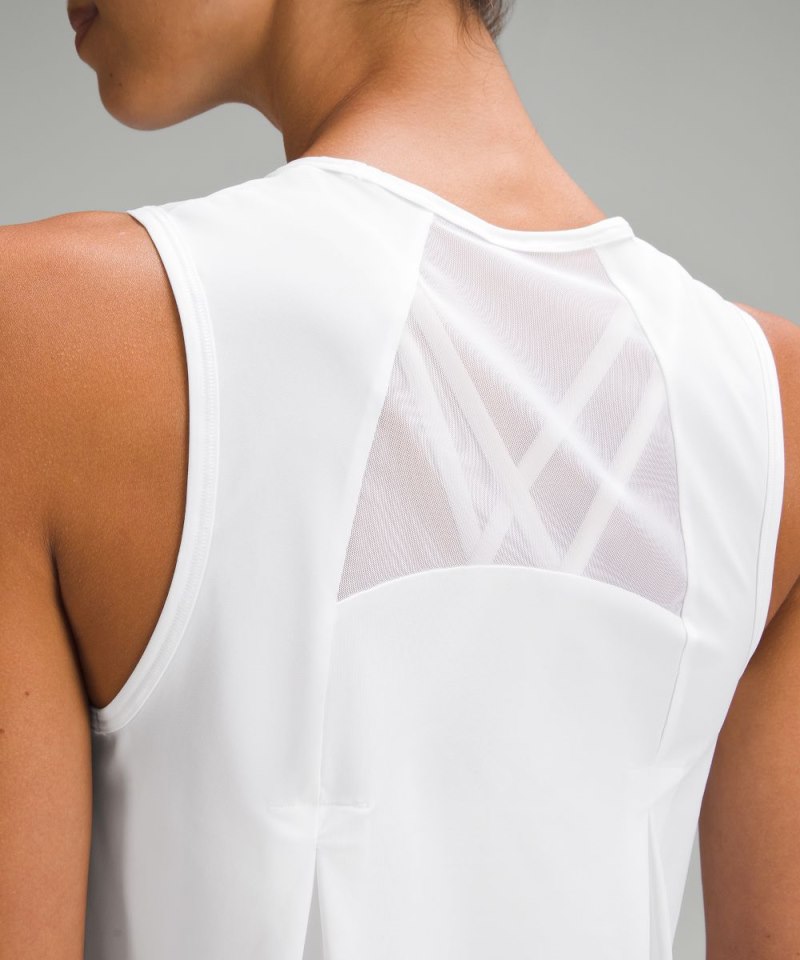 Lululemon Sculpt Cropped Tank Top White Online Outlet Sale