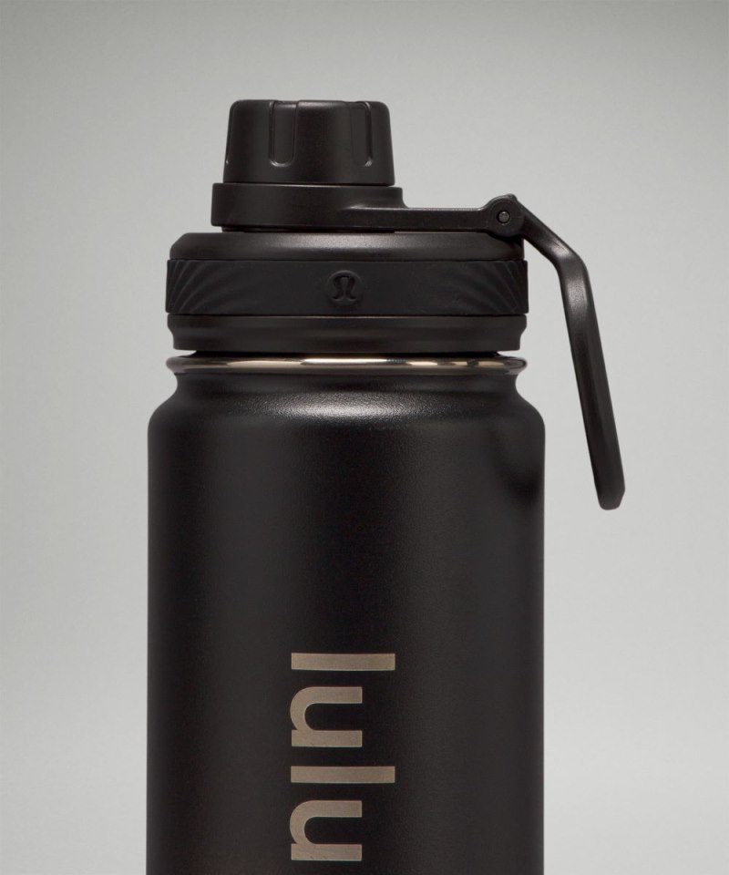 Lululemon Back to Life Sport Bottle 24oz Black / Stainless Steel Online Outlet Sale