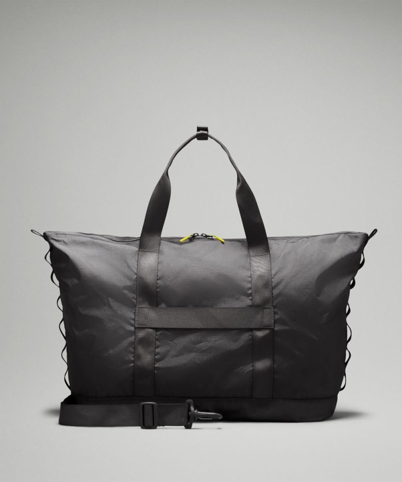 Lululemon Packable Tote Bag 32L Traverse Grey / Lichen Lime / Black Online Outlet Sale