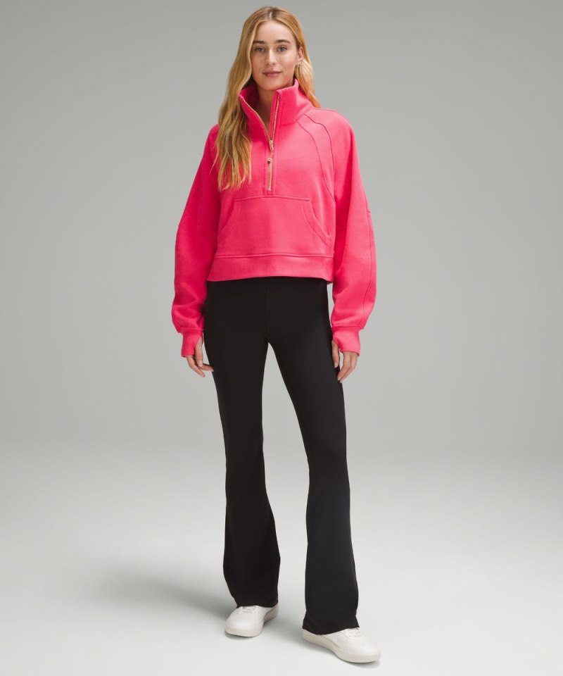 Lululemon Scuba Oversized Funnel-Neck Half Zip Glaze Pink / Gold (not available) Online Outlet Sale
