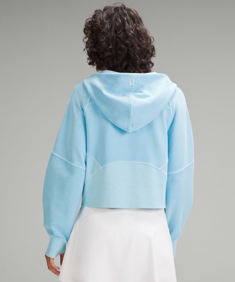 Lululemon Scuba Oversized Half-Zip Hoodie Mineral Dye Editor Blue Online Outlet Sale