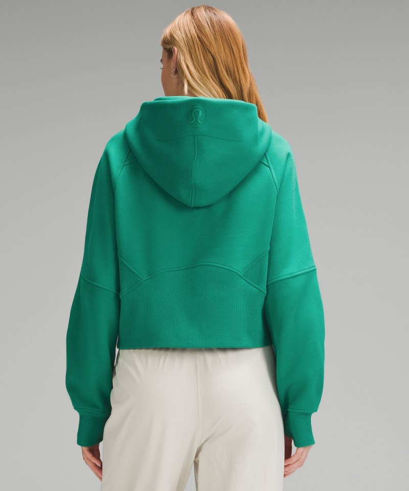 Lululemon Scuba Oversized Full-Zip Hoodie Cascadia Green Online Outlet Sale