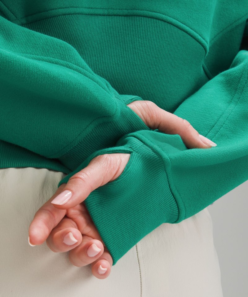 Lululemon Scuba Oversized Full-Zip Hoodie Cascadia Green Online Outlet Sale