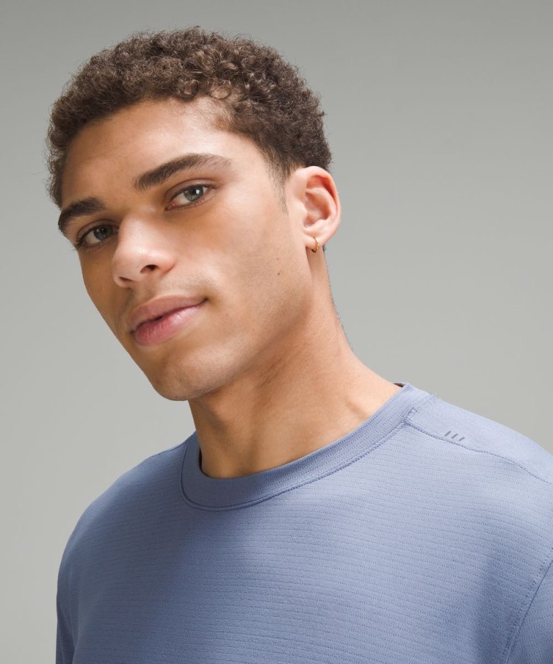 Lululemon License to Train Relaxed-Fit Long-Sleeve Shirt Oasis Blue Online Outlet Sale