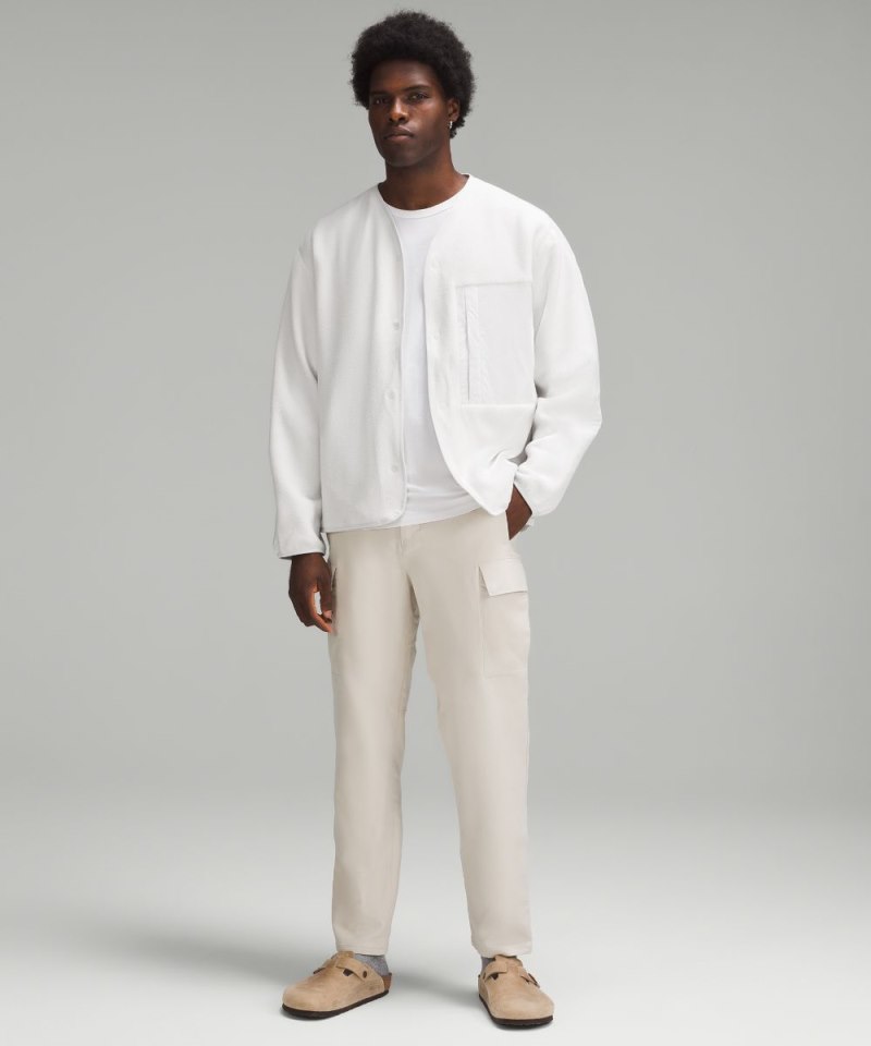Lululemon Fleece Snap-Front Cardigan Light Vapor Online Outlet Sale
