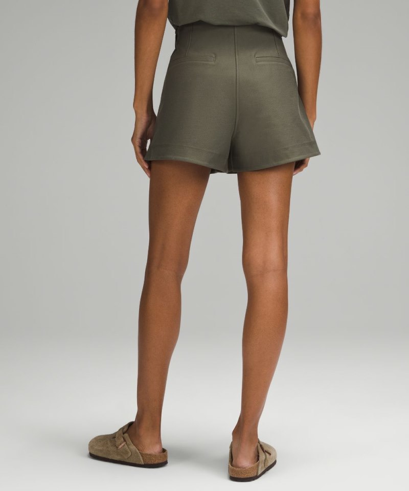 Lululemon Utilitech Relaxed-Fit High-Rise Short 3.5" Army Green Online Outlet Sale