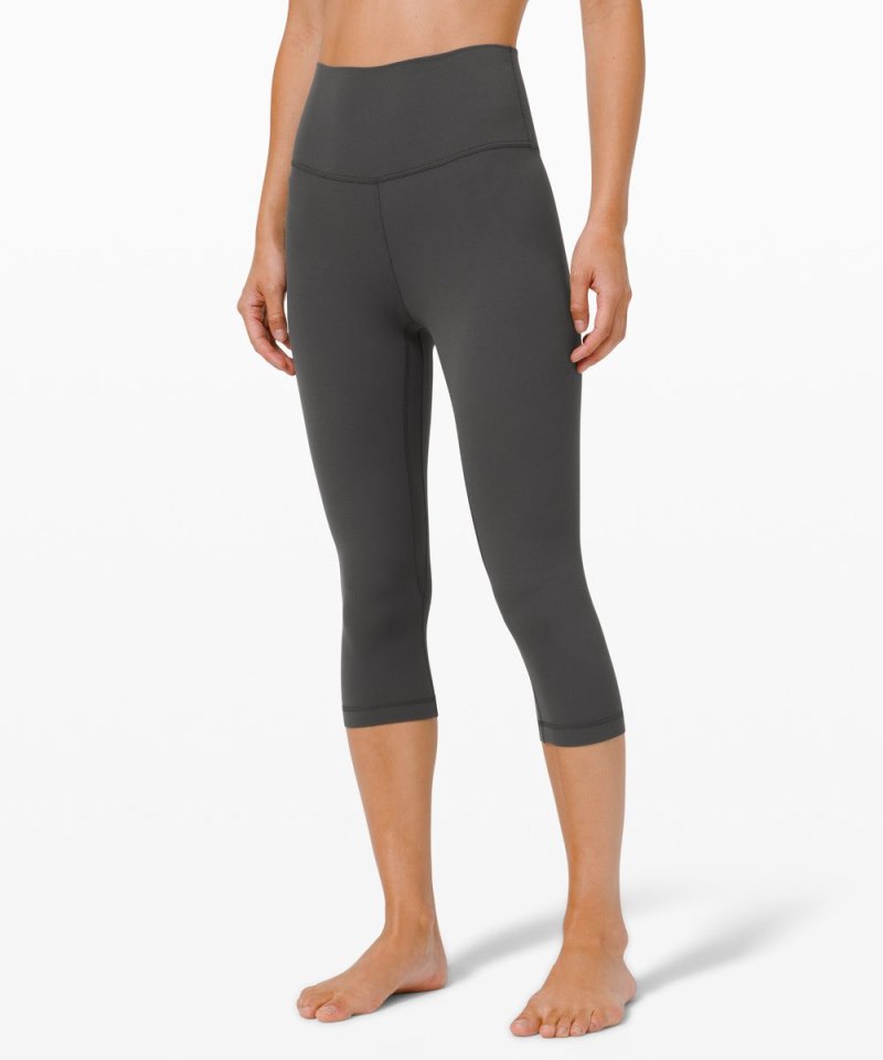 Lululemon lululemon Align™ High-Rise Crop 17" Graphite Grey Online Outlet Sale