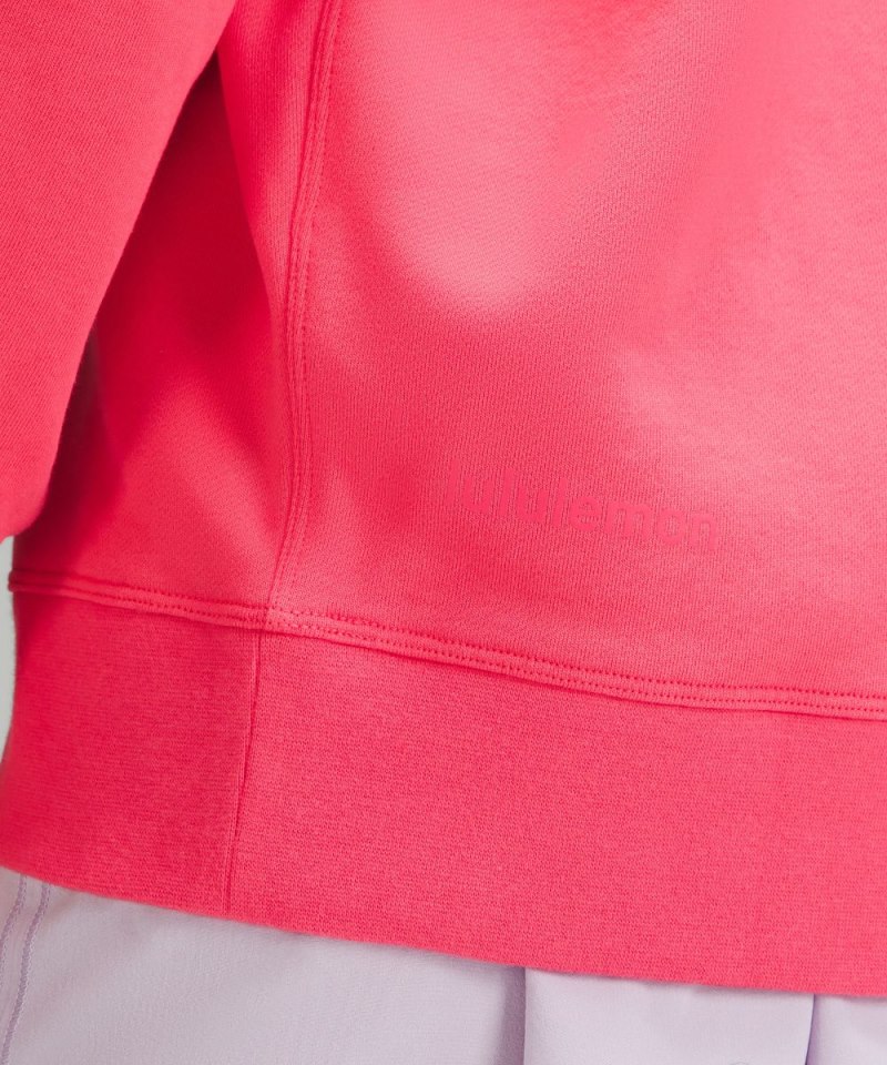 Lululemon Perfectly Oversized Crew *Graphic Glaze Pink Online Outlet Sale