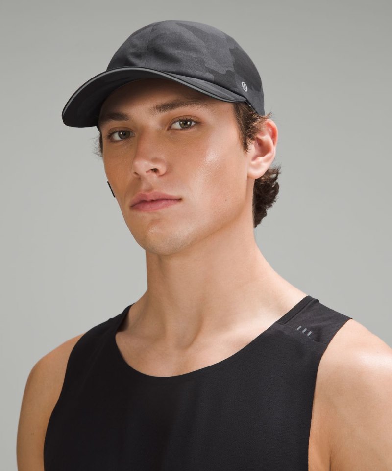 Lululemon Fast and Free Running Hat Heritage 365 Camo Deep Coal Multi Online Outlet Sale